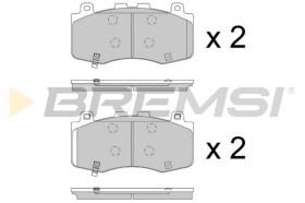 BREMS BP3898 - B. PADS JEEP