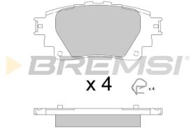 BREMS BP3899 - B. PADS TOYOTA