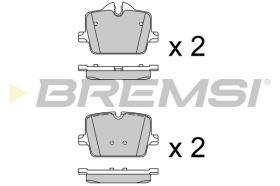 BREMS BP3914 - B. PADS BMW, TOYOTA, ALPINA