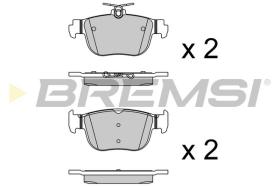 BREMS BP3921 - B. PADS VW, AUDI, SEAT, SKODA, CUPRA