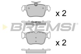 BREMS BP3925 - B. PADS VW, AUDI, SEAT, SKODA, CUPRA