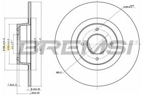 BREMS CD6288S - B. DISC FRONT DIA.273 SOLID MGB GT